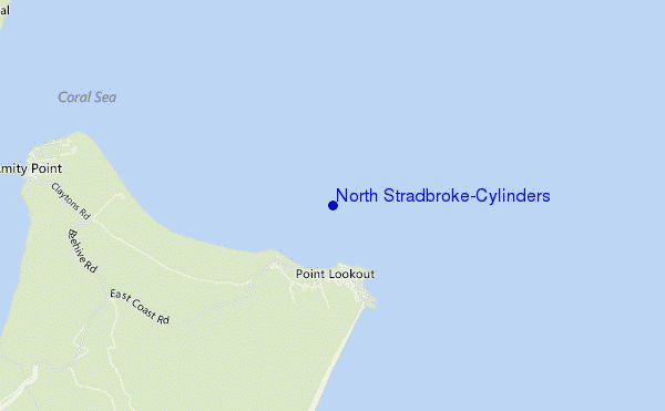 mappa di localizzazione di North Stradbroke-Cylinders