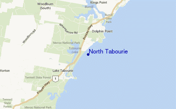 mappa di localizzazione di North Tabourie