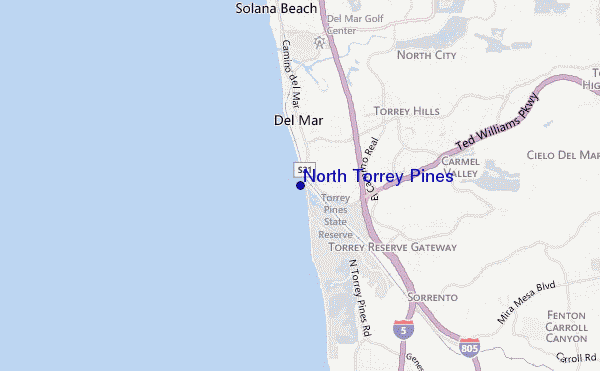 mappa di localizzazione di North Torrey Pines