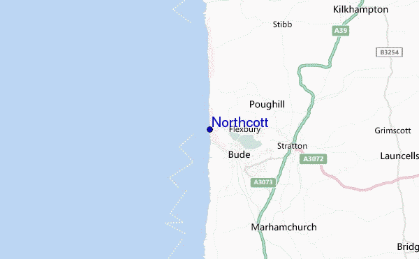 mappa di localizzazione di Northcott