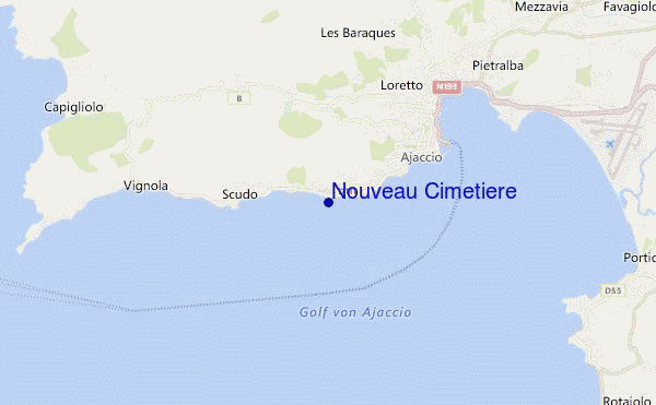 mappa di localizzazione di Nouveau Cimetière
