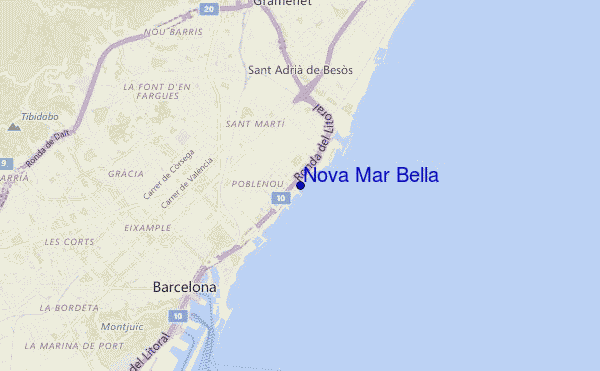 mappa di localizzazione di Nova Mar Bella