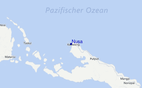 Nusa Location Map
