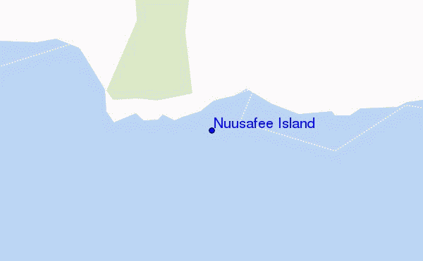 mappa di localizzazione di Nuusafee Island