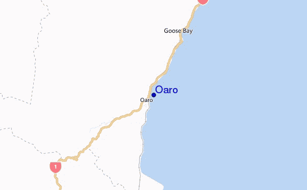 mappa di localizzazione di Oaro