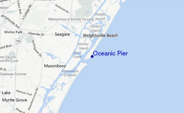 mappa di localizzazione di Oceanic Pier
