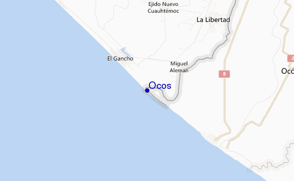 mappa di localizzazione di Ocos