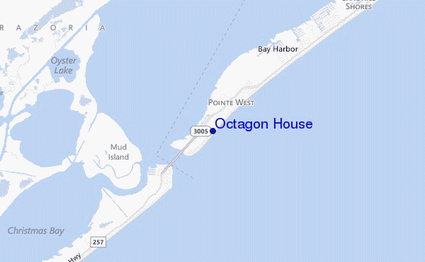 mappa di localizzazione di Octagon House