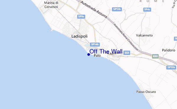 mappa di localizzazione di Off The Wall