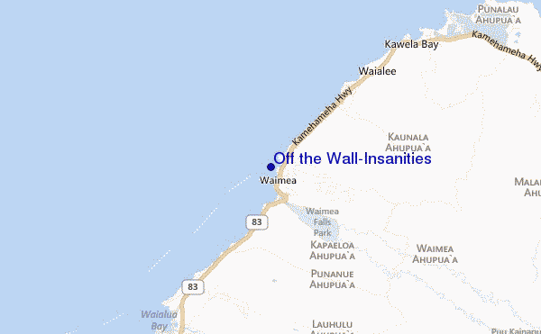 mappa di localizzazione di Off the Wall/Insanities
