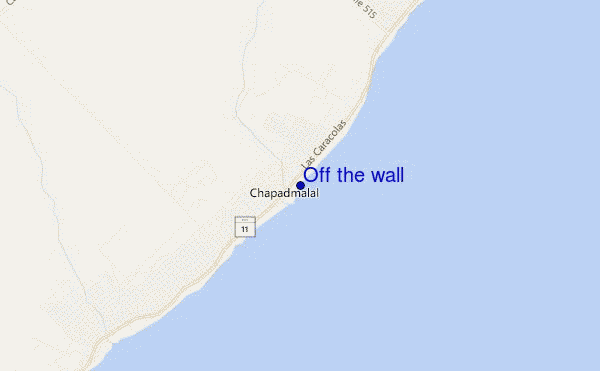 mappa di localizzazione di Off the wall