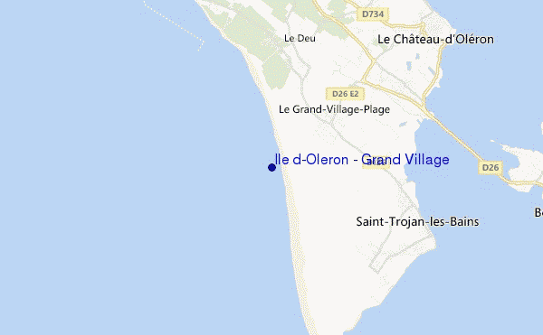 mappa di localizzazione di Ile d'Oleron - Grand Village