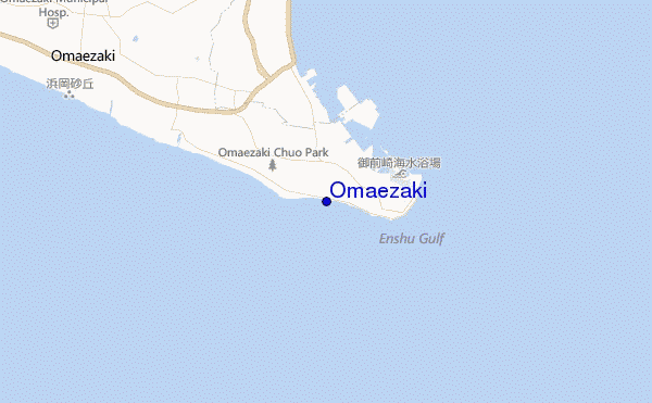 mappa di localizzazione di Omaezaki