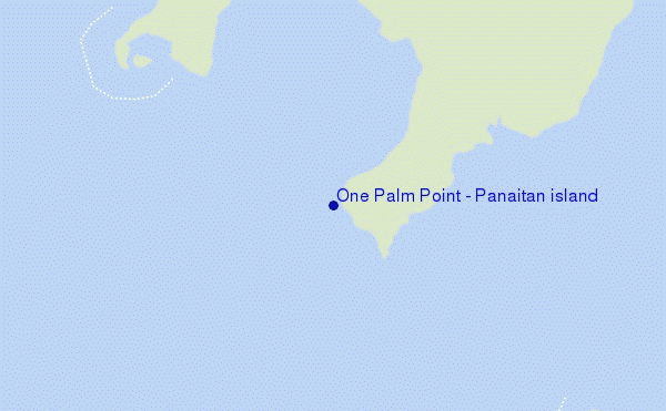 mappa di localizzazione di One Palm Point - Panaitan island