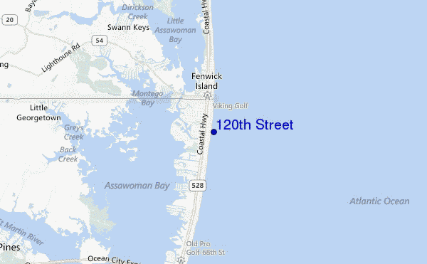 mappa di localizzazione di 120th Street