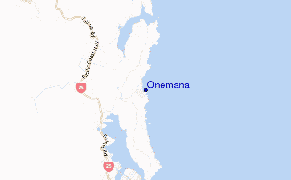 mappa di localizzazione di Onemana