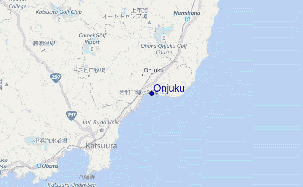 mappa di localizzazione di Onjuku