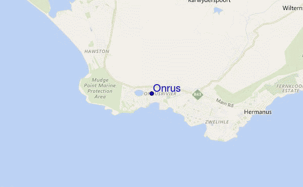 mappa di localizzazione di Onrus