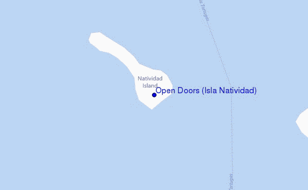 mappa di localizzazione di Open Doors (Isla Natividad)
