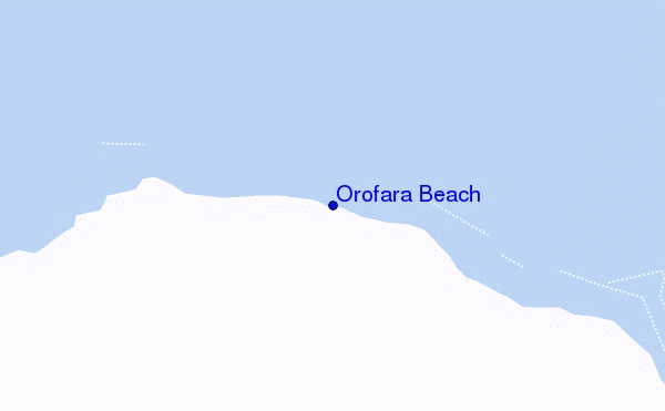 mappa di localizzazione di Orofara Beach