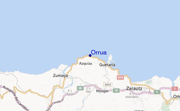 mappa di localizzazione di Orrua
