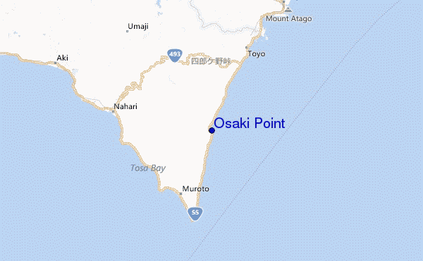 Osaki Point Location Map