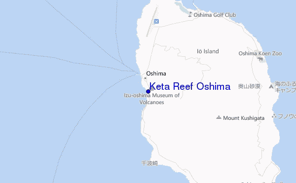 mappa di localizzazione di Keta Reef Oshima