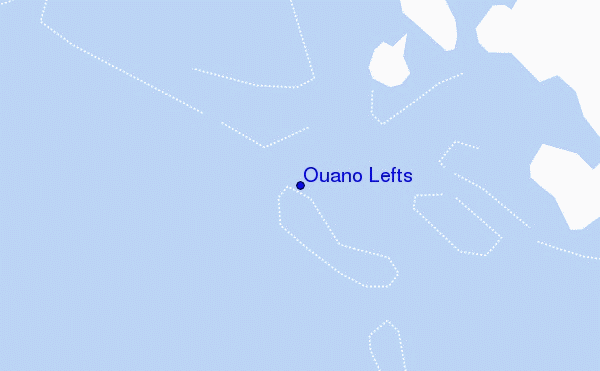 mappa di localizzazione di Ouano Lefts
