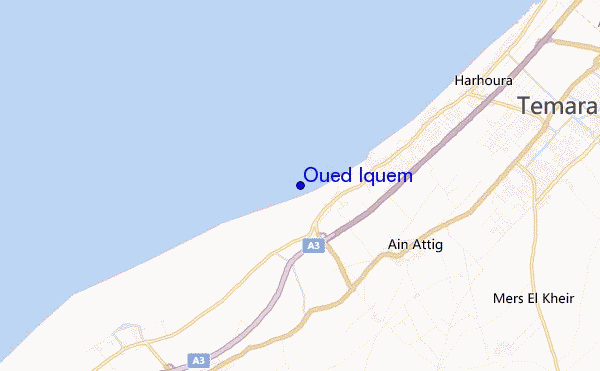 mappa di localizzazione di Oued Iquem
