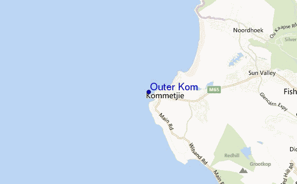 mappa di localizzazione di Outer Kom