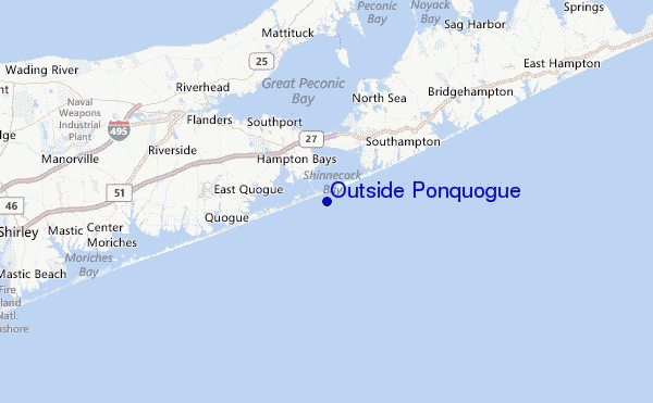 Outside Ponquogue Location Map