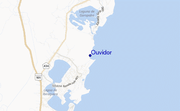 mappa di localizzazione di Ouvidor