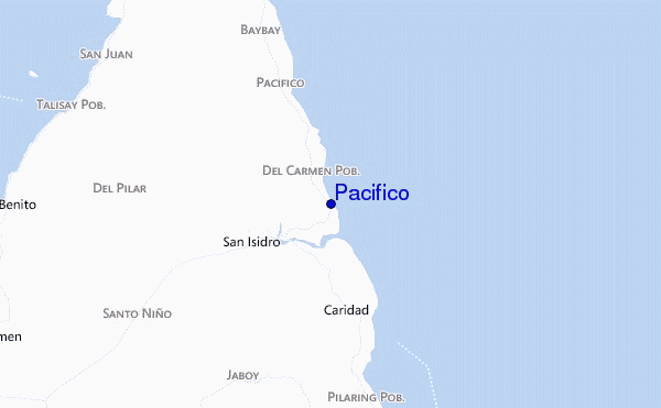 mappa di localizzazione di Pacifico