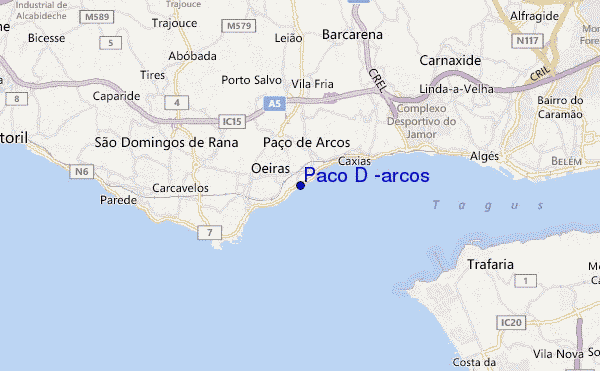 mappa di localizzazione di Paco D 'arcos