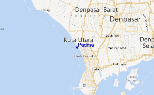 mappa di localizzazione di Padma