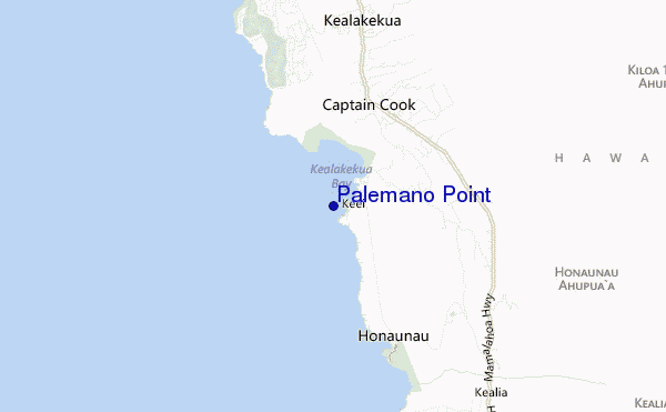mappa di localizzazione di Palemano Point