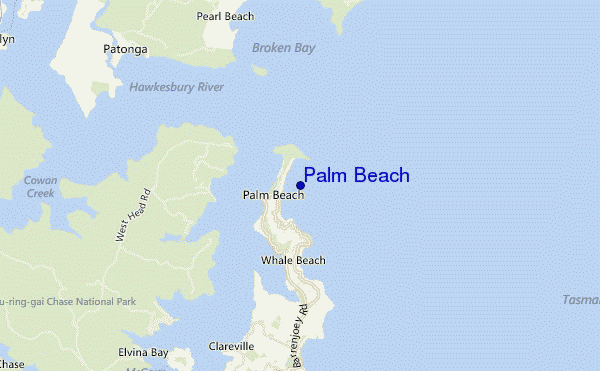 mappa di localizzazione di Palm Beach