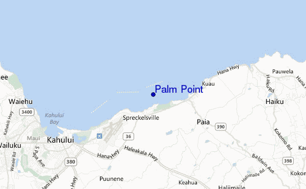 mappa di localizzazione di Palm Point