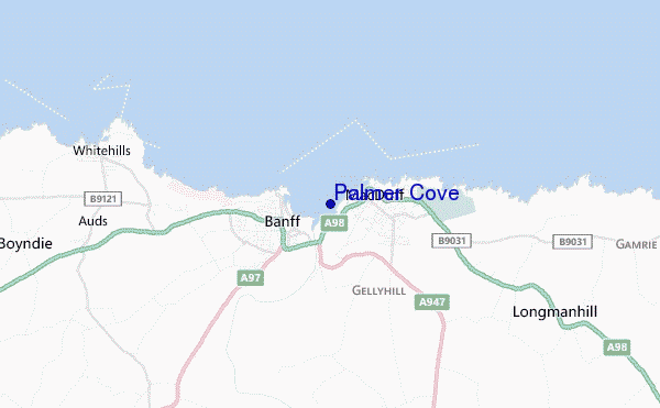 mappa di localizzazione di Palmer Cove