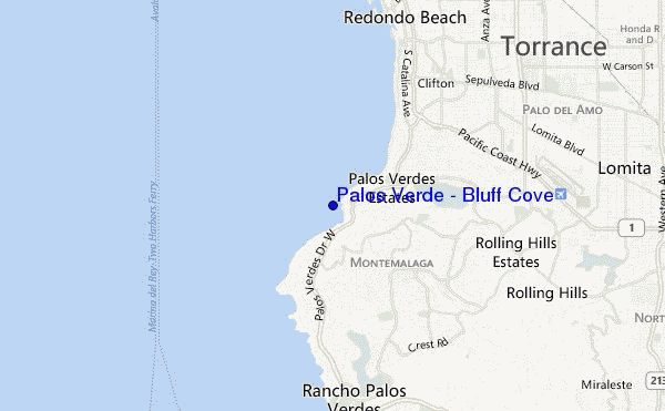 mappa di localizzazione di Palos Verde - Bluff Cove