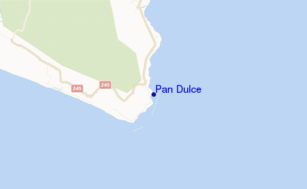mappa di localizzazione di Pan Dulce