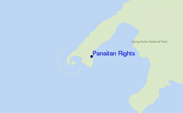 mappa di localizzazione di Panaitan Rights