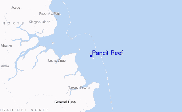 mappa di localizzazione di Pancit Reef