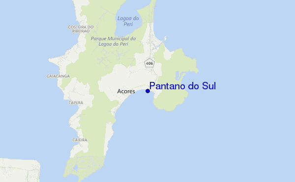 mappa di localizzazione di Pantano do Sul