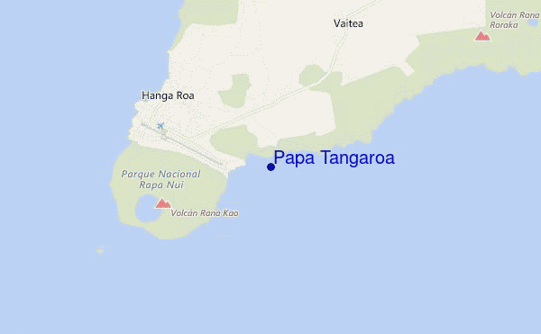 mappa di localizzazione di Papa Tangaroa