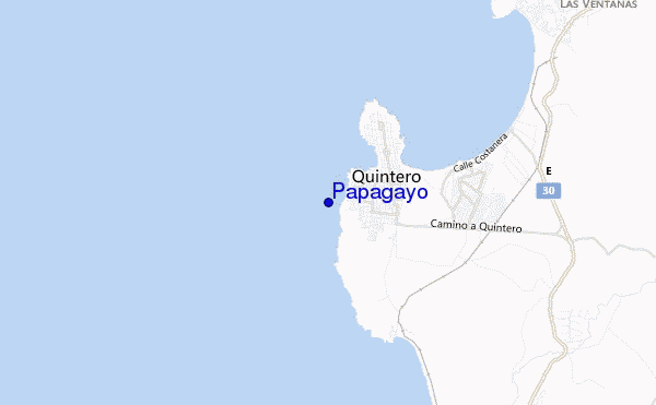 mappa di localizzazione di Papagayo