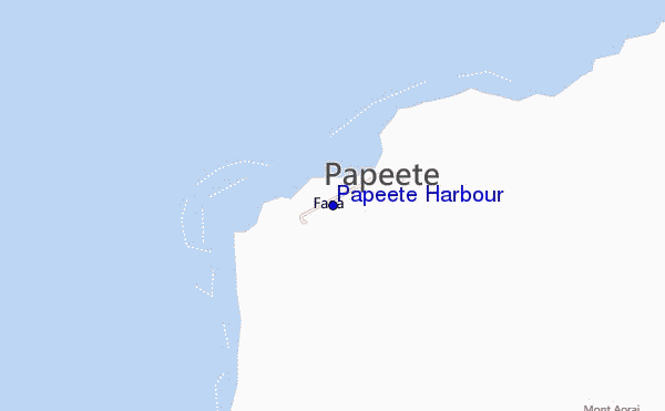 mappa di localizzazione di Papeete Harbour