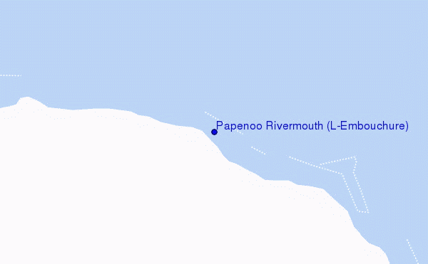 mappa di localizzazione di Papenoo Rivermouth (L'Embouchure)