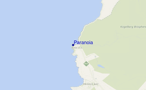 mappa di localizzazione di Paranoia