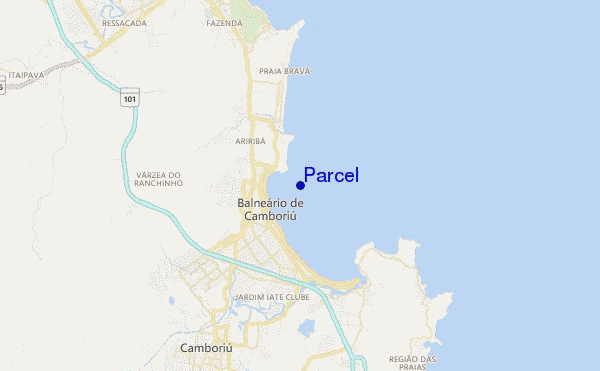 mappa di localizzazione di Parcel